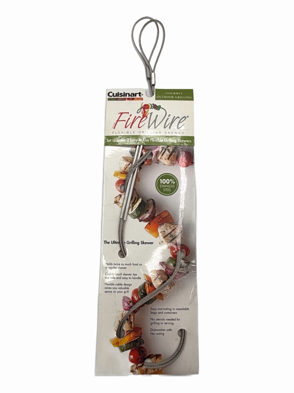 2-Pack Cuisinart FireWire Flexible Grilling Skewers